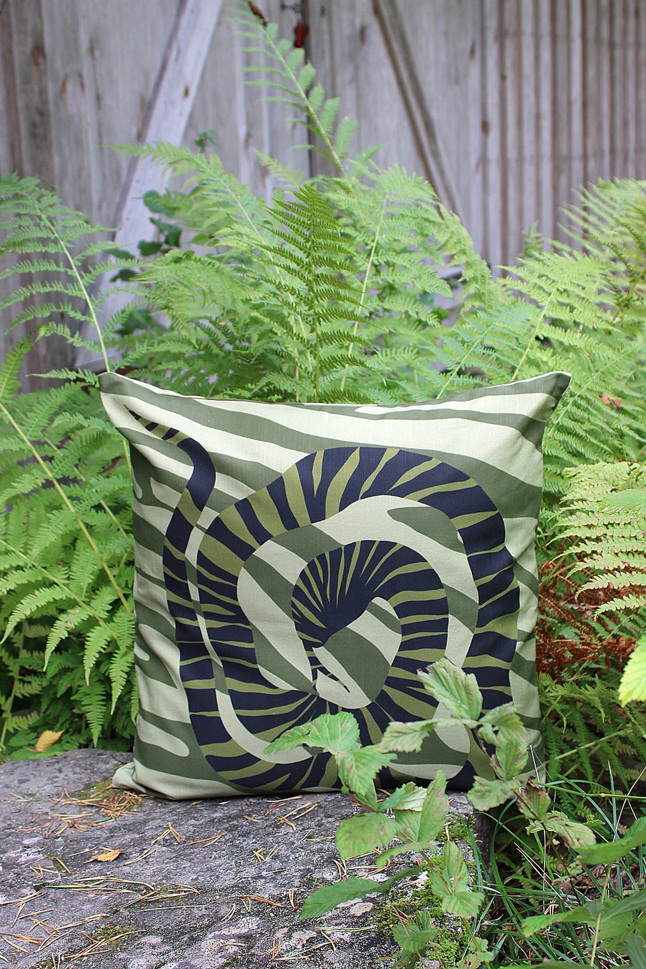 Snake Zebra Green